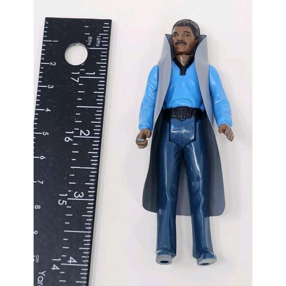 Vintage 1980 Star Wars Lando Calrissian w/ Cape Kenner - Picture 7 of 8